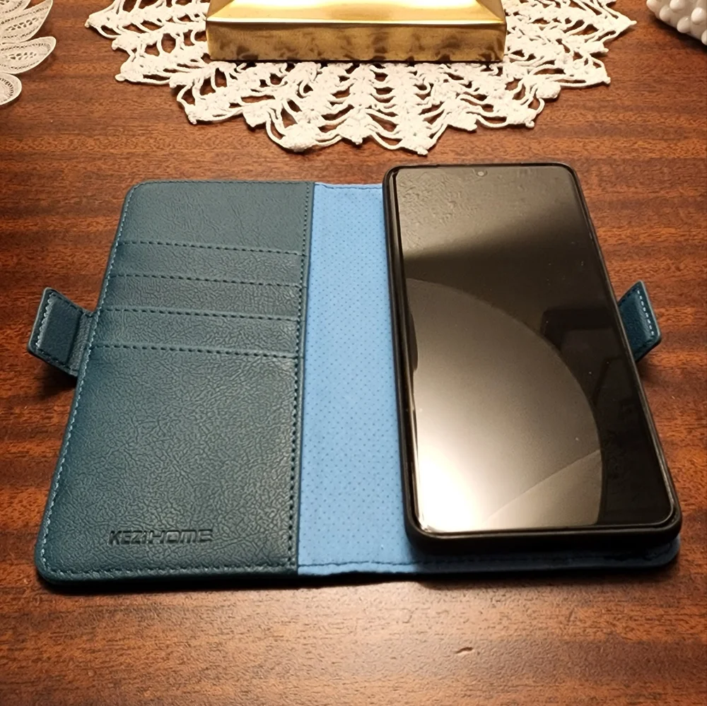 KEZiHOME Samsung Galaxy S21 Ultra Case with S Pen Holder Wallet Case